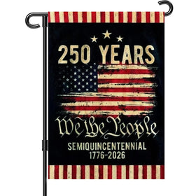 Snungee 250th anniversary flag front view with double-sided print for outdoor display