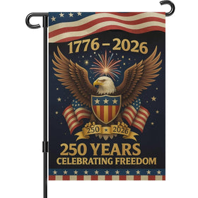 Snungee 250th Anniversary flag front view with vibrant double-sided print
