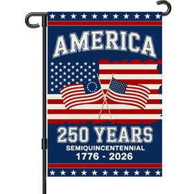 Snungee 250th anniversary flag front view, outdoors-ready with vibrant colors.