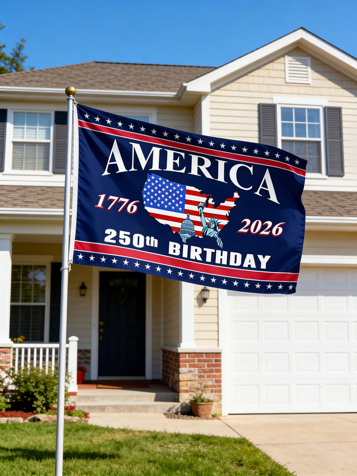 Snungee 3x5 flag suitable for indoor or outdoor celebration