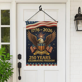 Snungee fade-resistant inks keep red, white, blue vibrant outdoors.