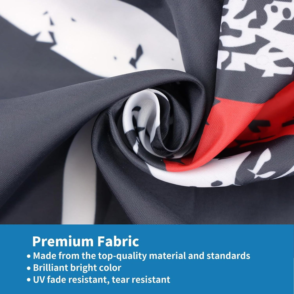 3x5 flag size fits most residential flagpoles for easy setup