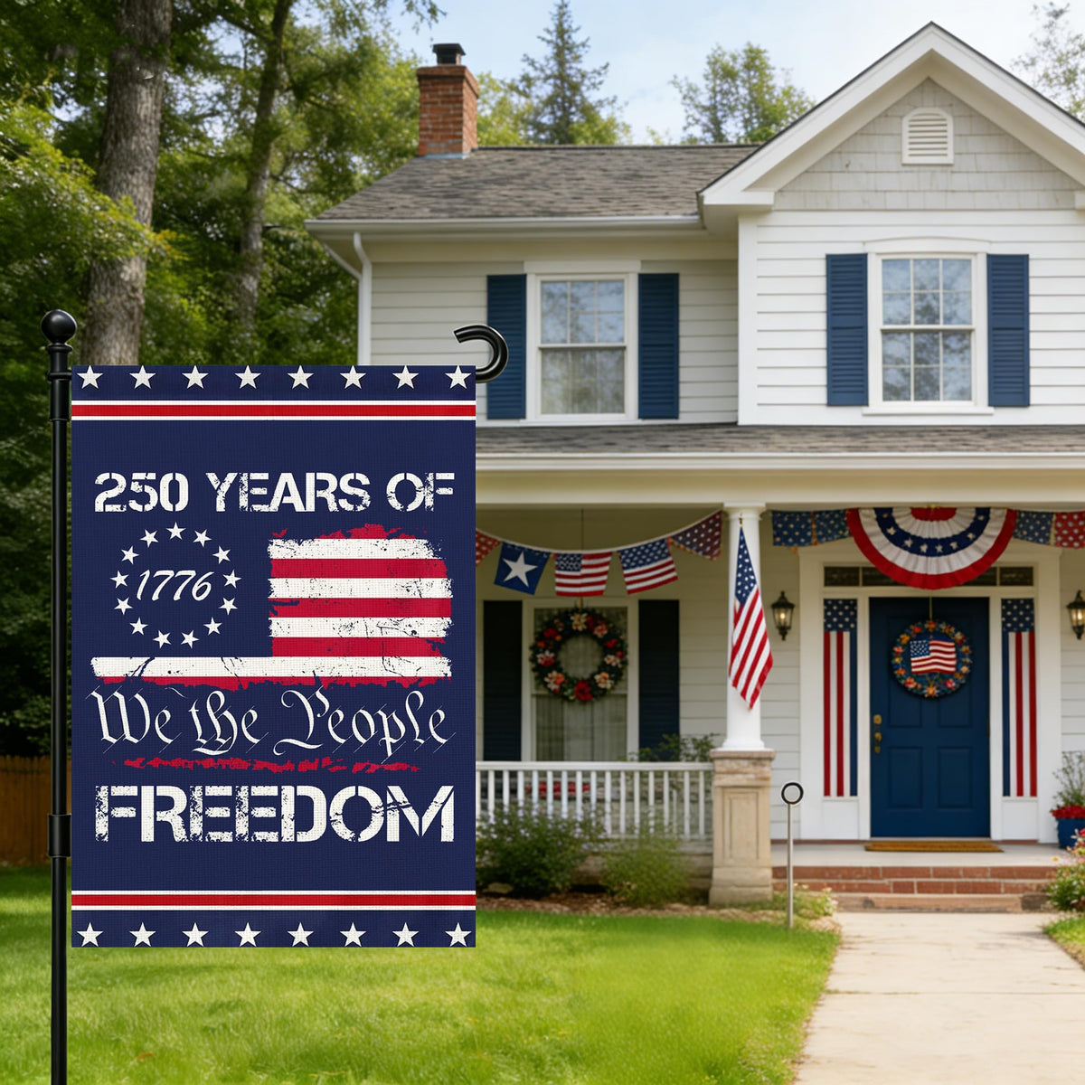 Snungee commemorative flag for Memorial Day and Veterans Day celebrations.