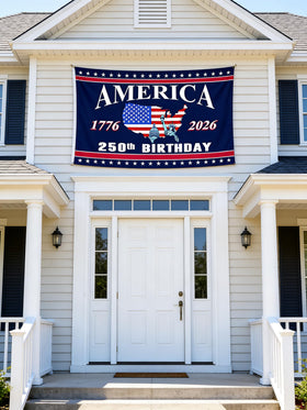 Snungee outdoor flag designed for porch, garden, or front-yard display