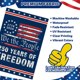 Snungee patriotic garden flag decor for festive outdoor spaces