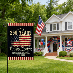 Snungee USA flag 12x18 in outdoor setting showing bright colors