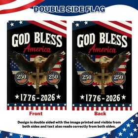 Snungee USA garden flag features an eagle for patriotic outdoor decor