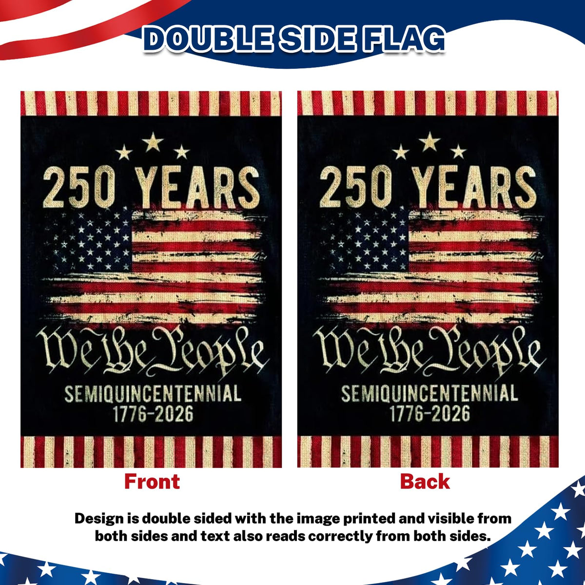 Snungee garden flag waving in breeze for porch or yard display