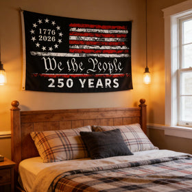 Snungee We the People flag color fidelity enhances outdoor celebrations.