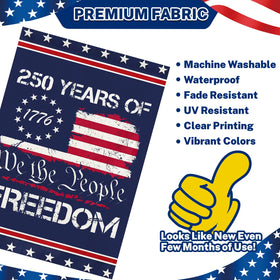 Snungee weatherproof flag with fade-resistant colors for longer outdoor life.