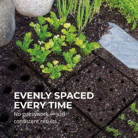 Seed Spacer Tool helps prevent crowding and promote healthier growth.
