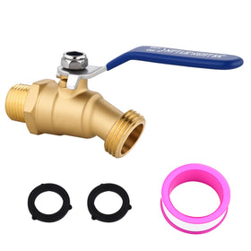 SNUTUYA brass hose bib with 1/2in NPT inlet for durable outdoor use.