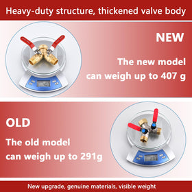 SNUTUYA solid brass and stainless steel construction resists rust.
