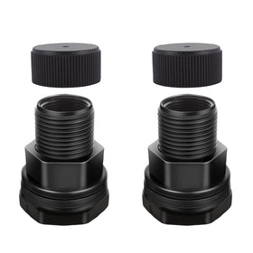 SNUTUYA bulkhead fittings 6-pack for leak-free rain barrel connections.