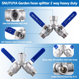 SNUTUYA large blue handle enables easy flow control from a distance