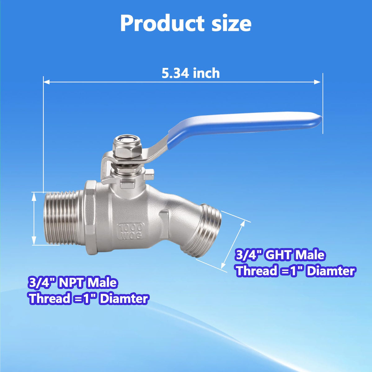 SNUTUYA lead-free outdoor faucet ensures safe drinking water in gardens and irrigation
