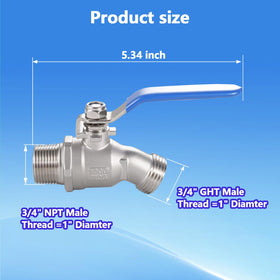 SNUTUYA lead-free outdoor faucet ensures safe drinking water in gardens and irrigation