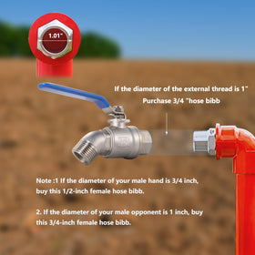 SNUTUYA outdoor faucet assembly showing rugged construction