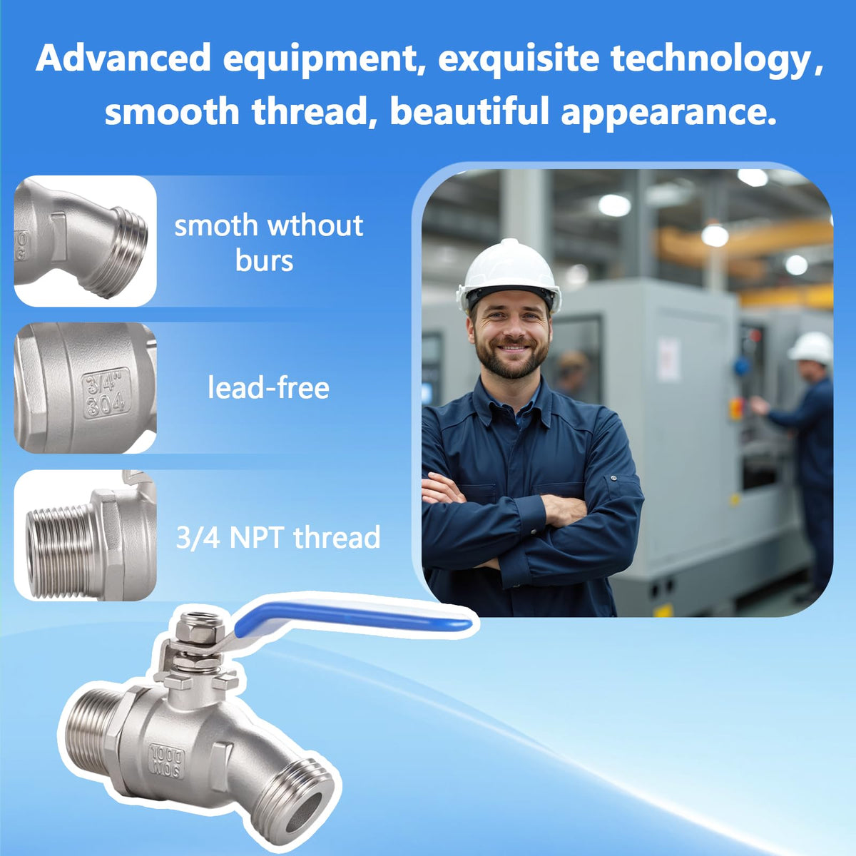SNUTUYA fast-opening quarter-turn valve allows quick water access