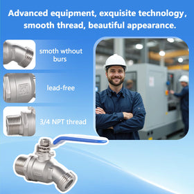 SNUTUYA fast-opening quarter-turn valve allows quick water access