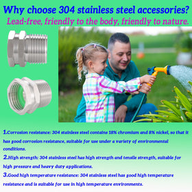 SNUTUYA 2-pack set for multiple hoses or pipes on hand