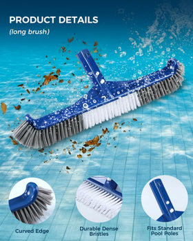 Snuvid 3-in-1 brush with high-density bristles for algae.