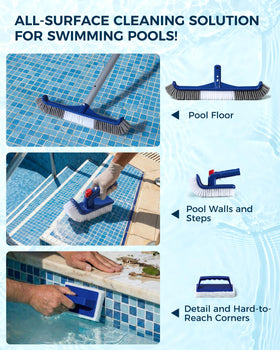 Snuvid 3-in-1 sponge head for heavy-detail scrubbing.
