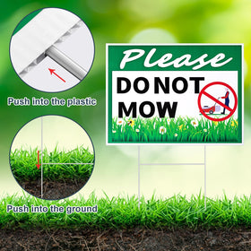 Soaoo 4-pack with stakes ensures replacements and shared use in busy gardens