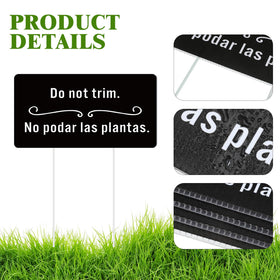 Soaoo bilingual yard sign English Spanish for bilingual labeling convenience.