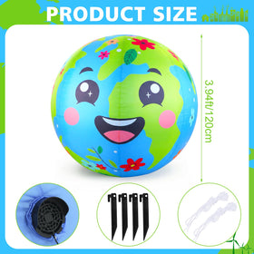 Soaoo inflatable with LED lights for nighttime visibility