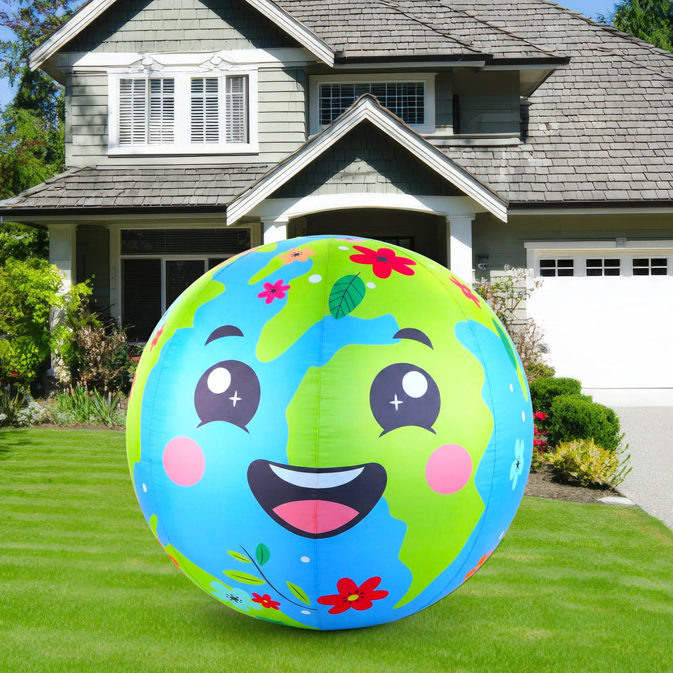 Soaoo happy earth day inflatable 4ft for eye-catching outdoor display