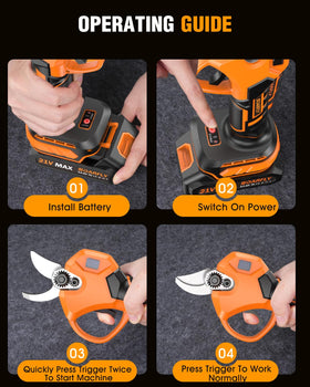 SOARFLY double-battery setup supports longer pruning sessions