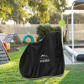 Sobana Kids Water Table Cover with side vent resists wind lift.