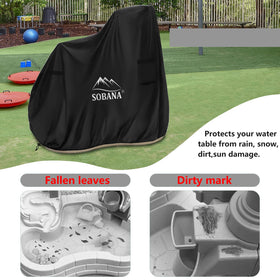 Sobana Kids Water Table Cover with drawcord secures a perfect fit.