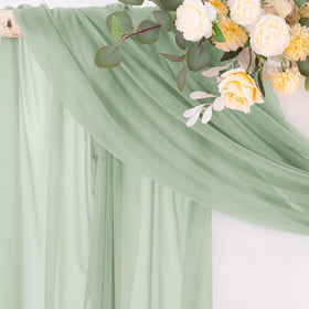Socomi 29x20ft sheer fabric ideal for elegant ceremony decor