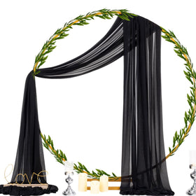 Socomi Gothic drape panel closeup shows wrinkle-free, silky texture for elegant decor.