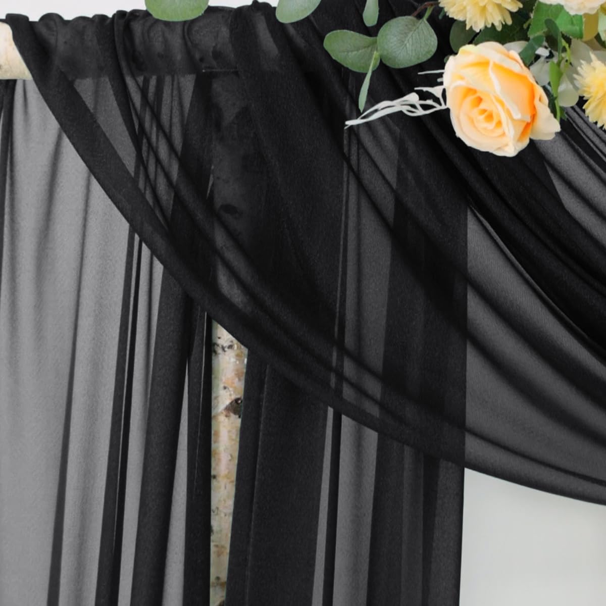 Socomi photography backdrop drape offers flowing, ethereal texture for shoots.