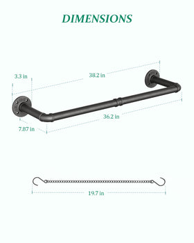 Easy assembly with included hardware for quick setup