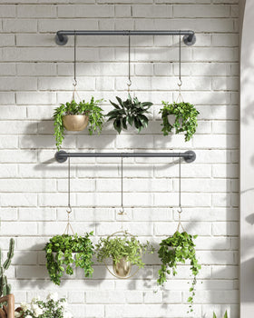 Includes six chains and twelve hooks for flexible arrangements