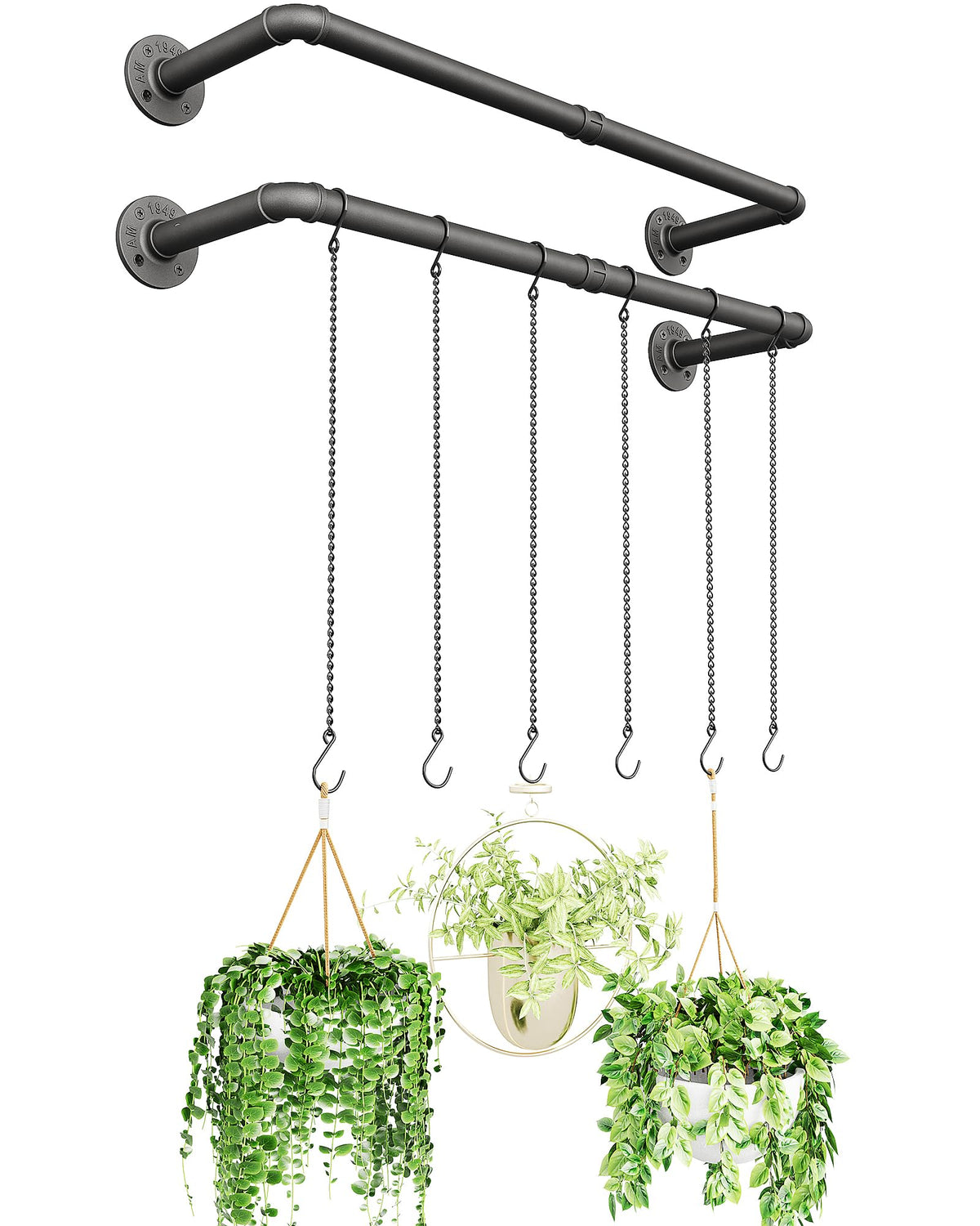 SOFITORG plant hanging rod with 38.2-inch length enables vibrant indoor displays