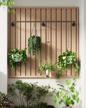 SOFITORG plant hanging rod ceiling-mount keeping vines organized.