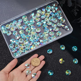 SOFPLATE faceted glass beads add sparkle to DIY jewelry.