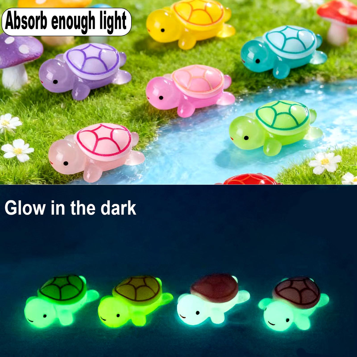 SOFREELIU ocean animals resin turtle resists fading and wear.