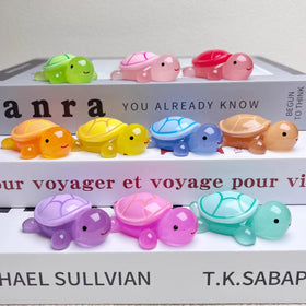 SOFREELIU tiny sea turtle figurine for cake toppers and tables.