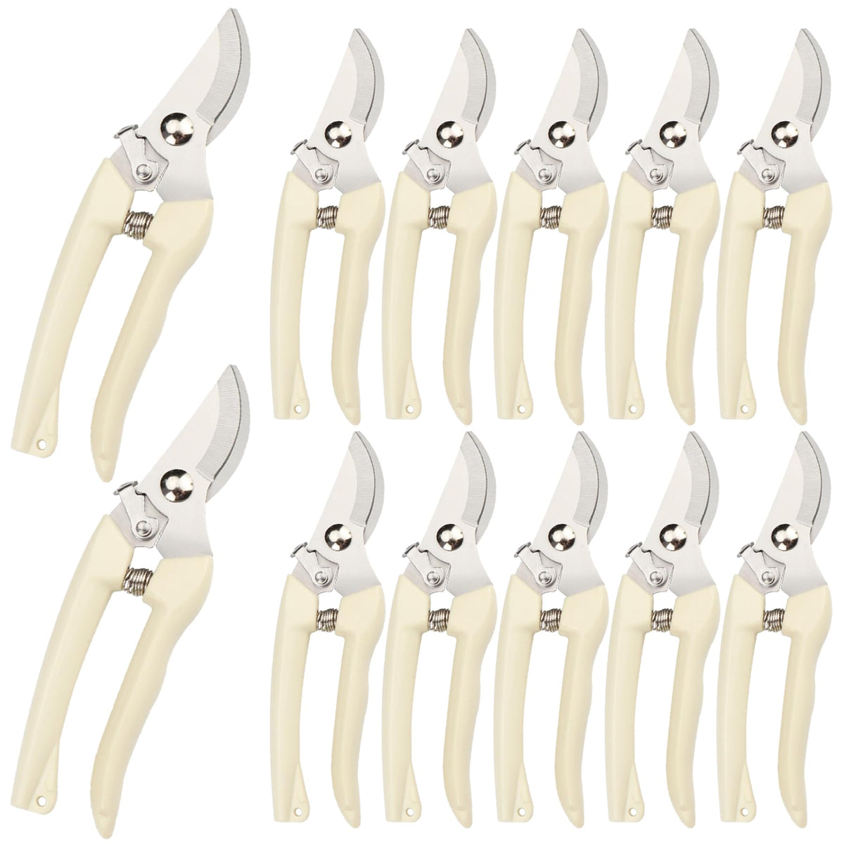 SoftSense garden scissors with curved grip for comfortable pruning sessions