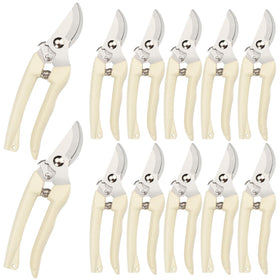 SoftSense garden scissors with curved grip for comfortable pruning sessions