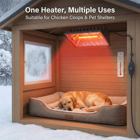 Sohveta heater in a cat bed delivering steady heat