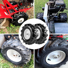 Soiiw tiller tire garden tractor ready design for yard tasks.