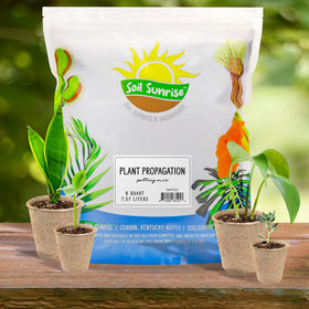 Soil Sunrise 8-quart packaging ideal for larger propagation projects.