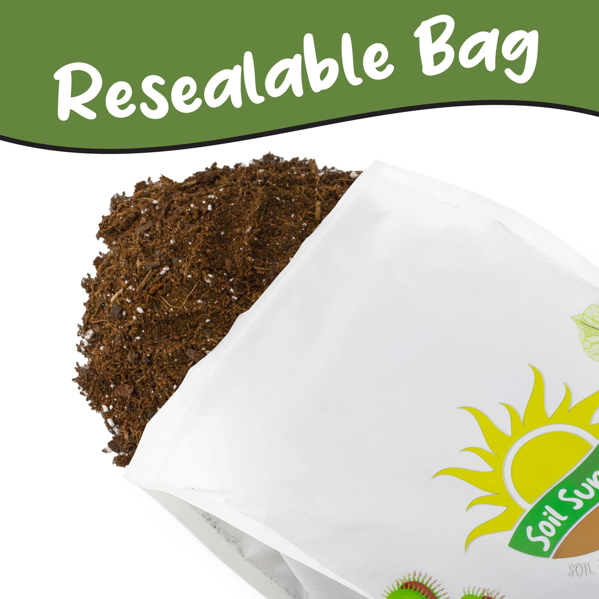 Soil Sunrise Aroid mix used in a large pot with thriving plant
